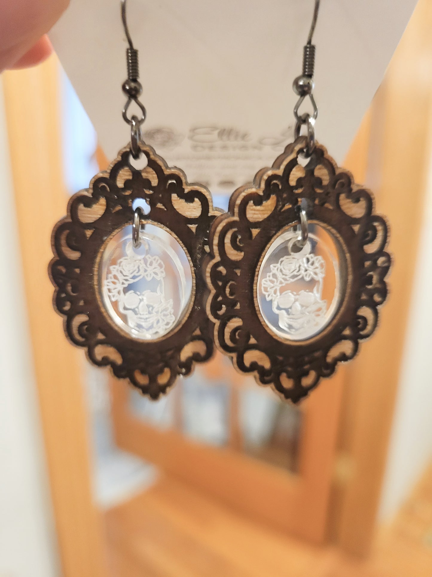 Skull Portrait Dangles