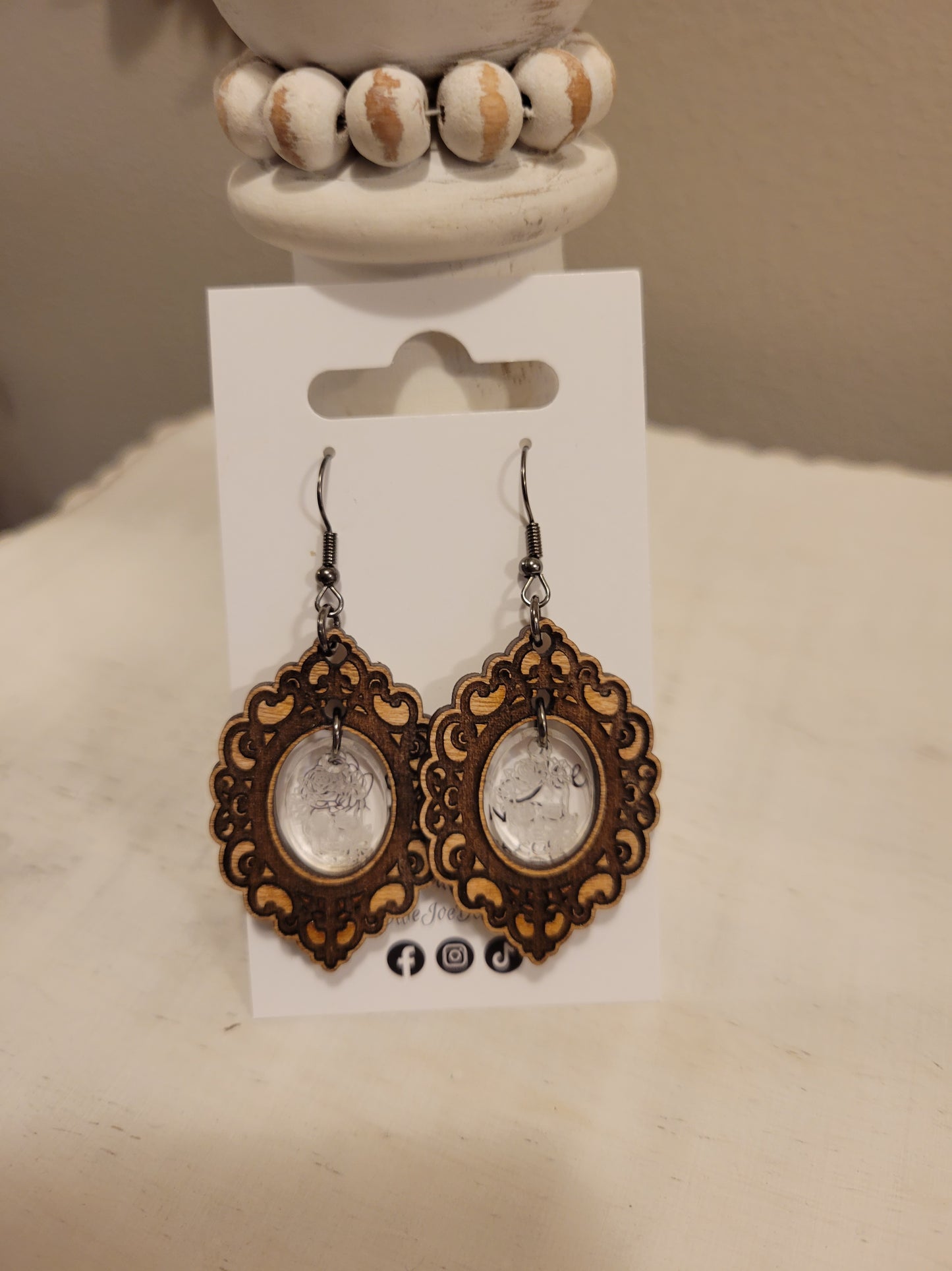 Skull Portrait Dangles