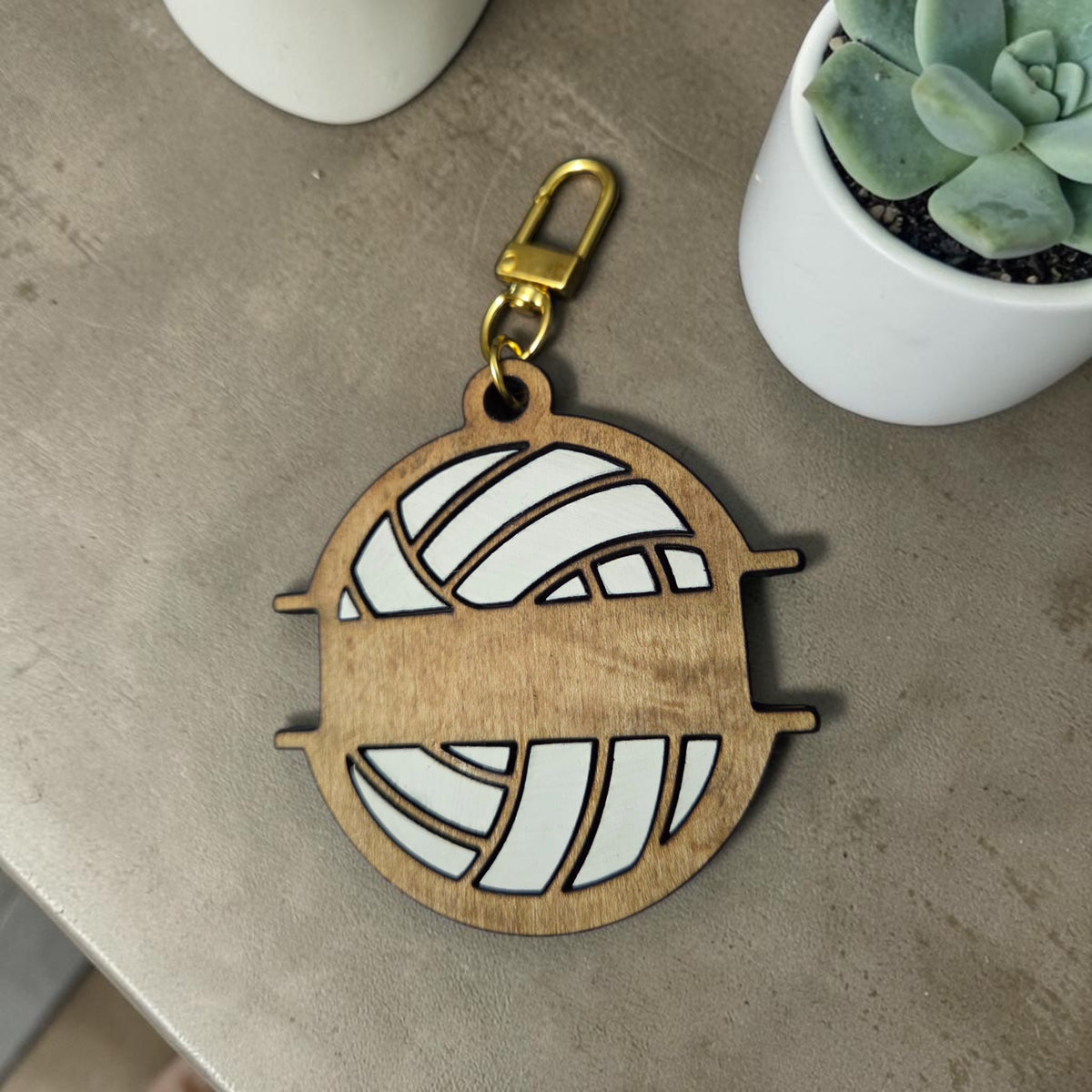 Hair Tie Holder Keychain