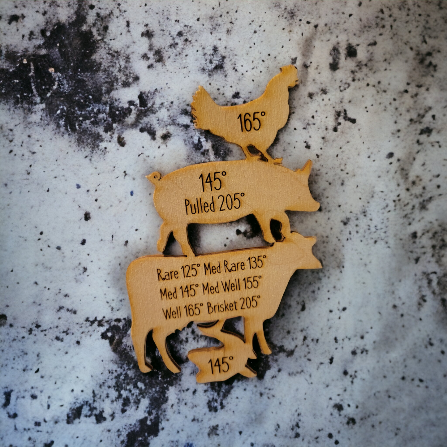 Meat Temp Fridge Magnet