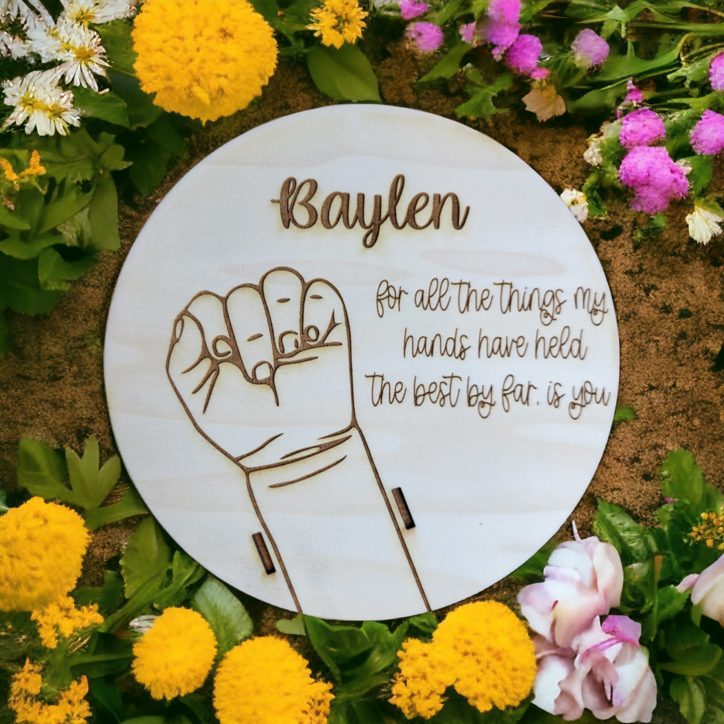 Baby Hospital Wristband Holder Sign