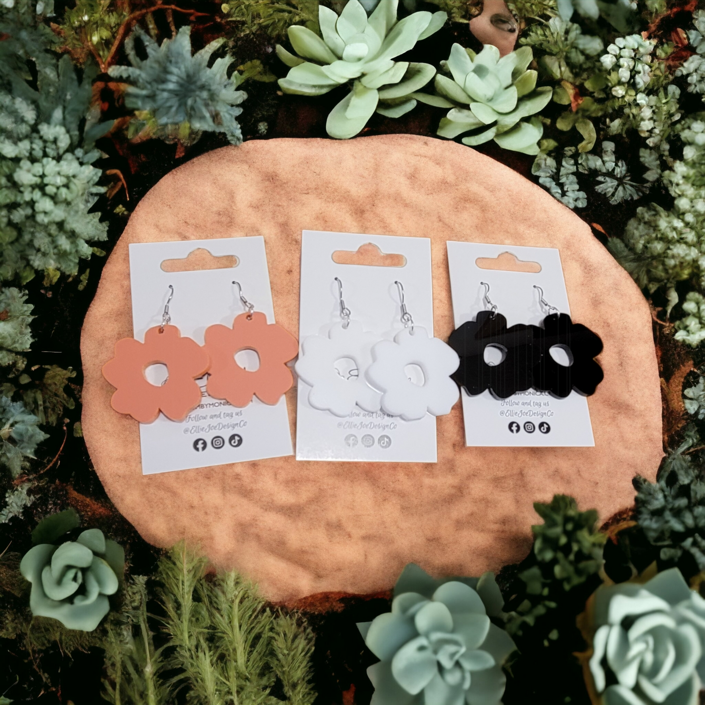 Retro Flower Dangles