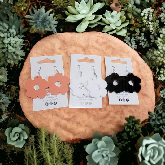 Retro Flower Dangles