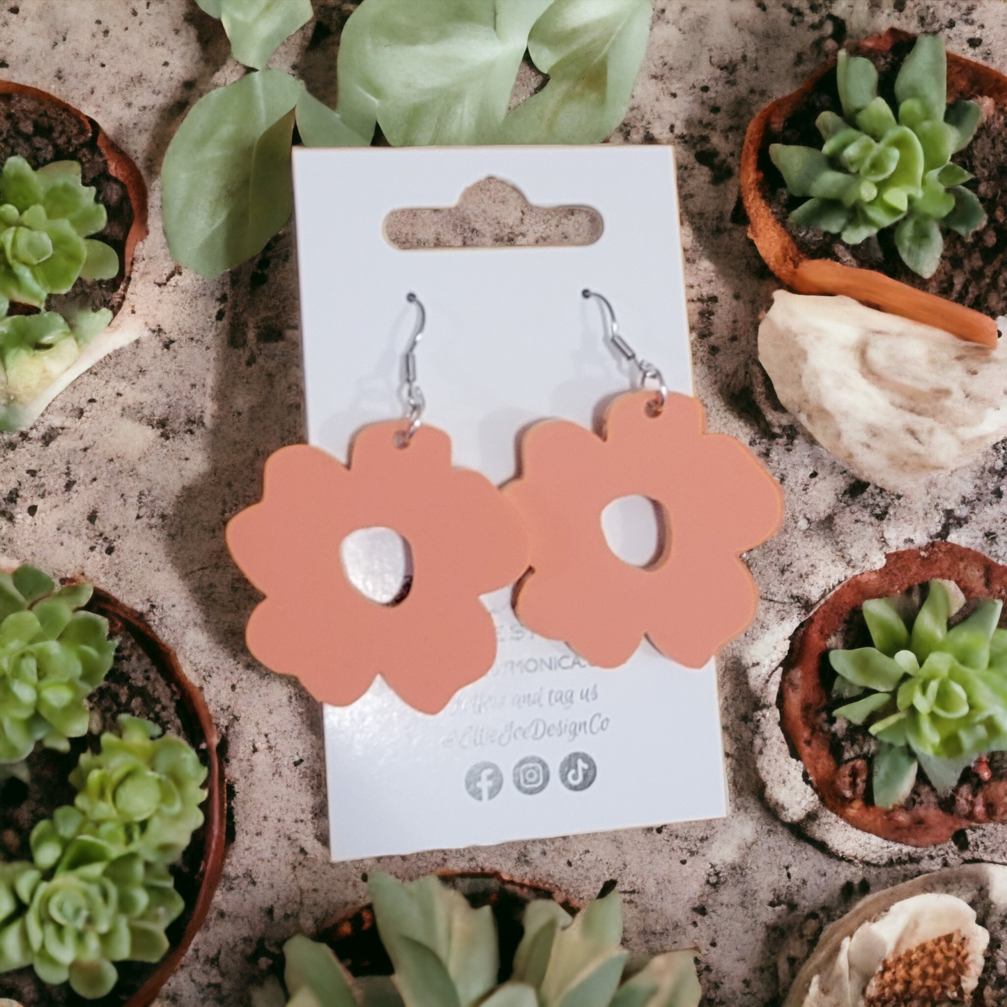 Retro Flower Dangles