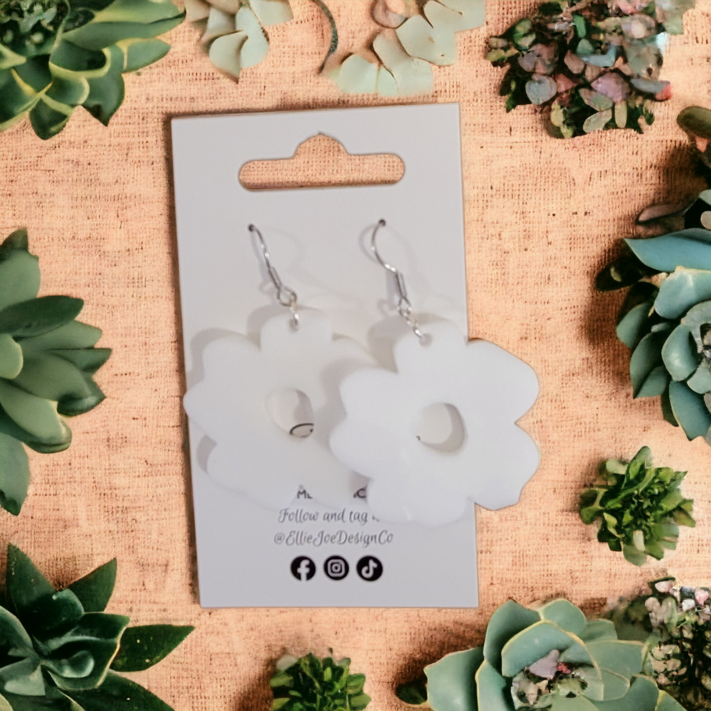 Retro Flower Dangles