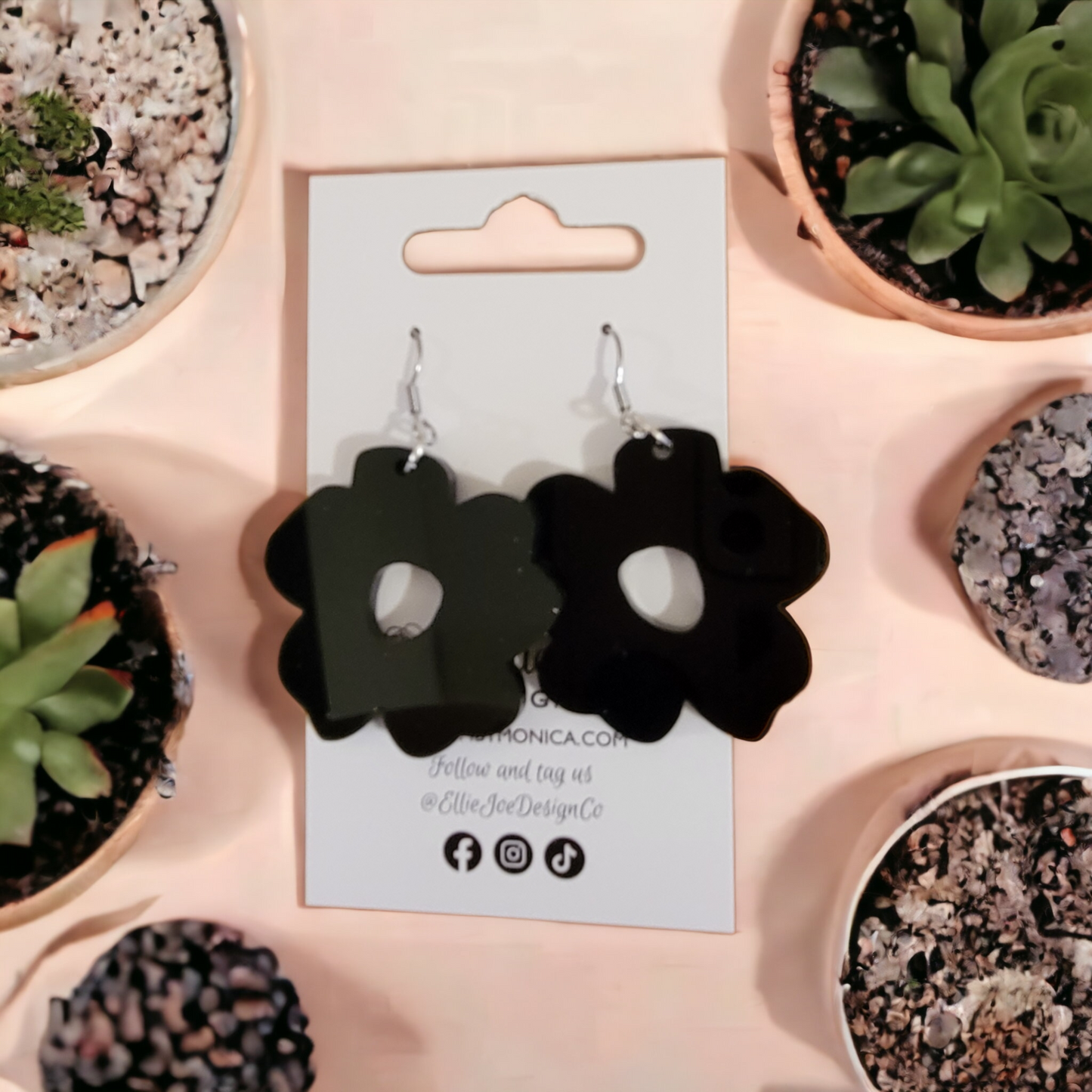 Retro Flower Dangles