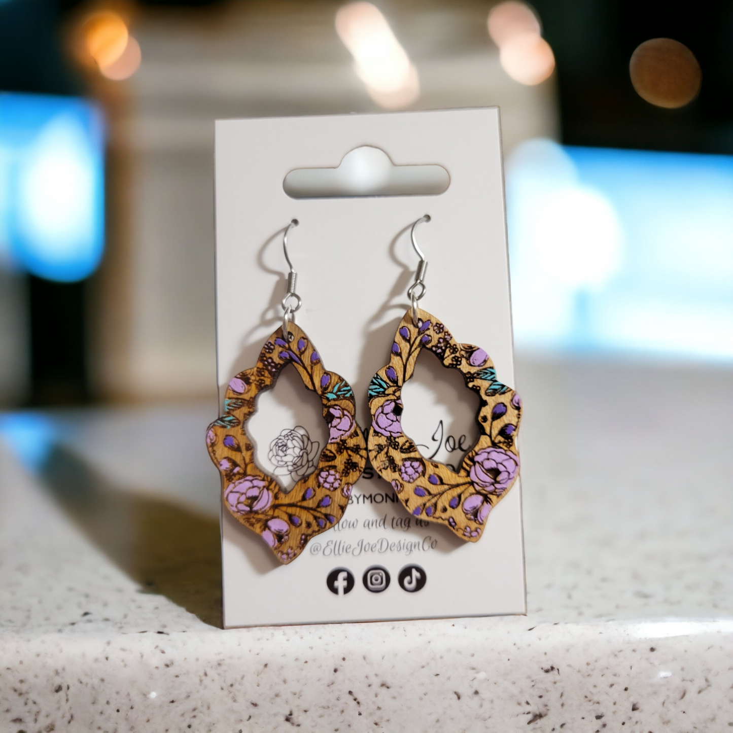 Scalloped Boho Dangles