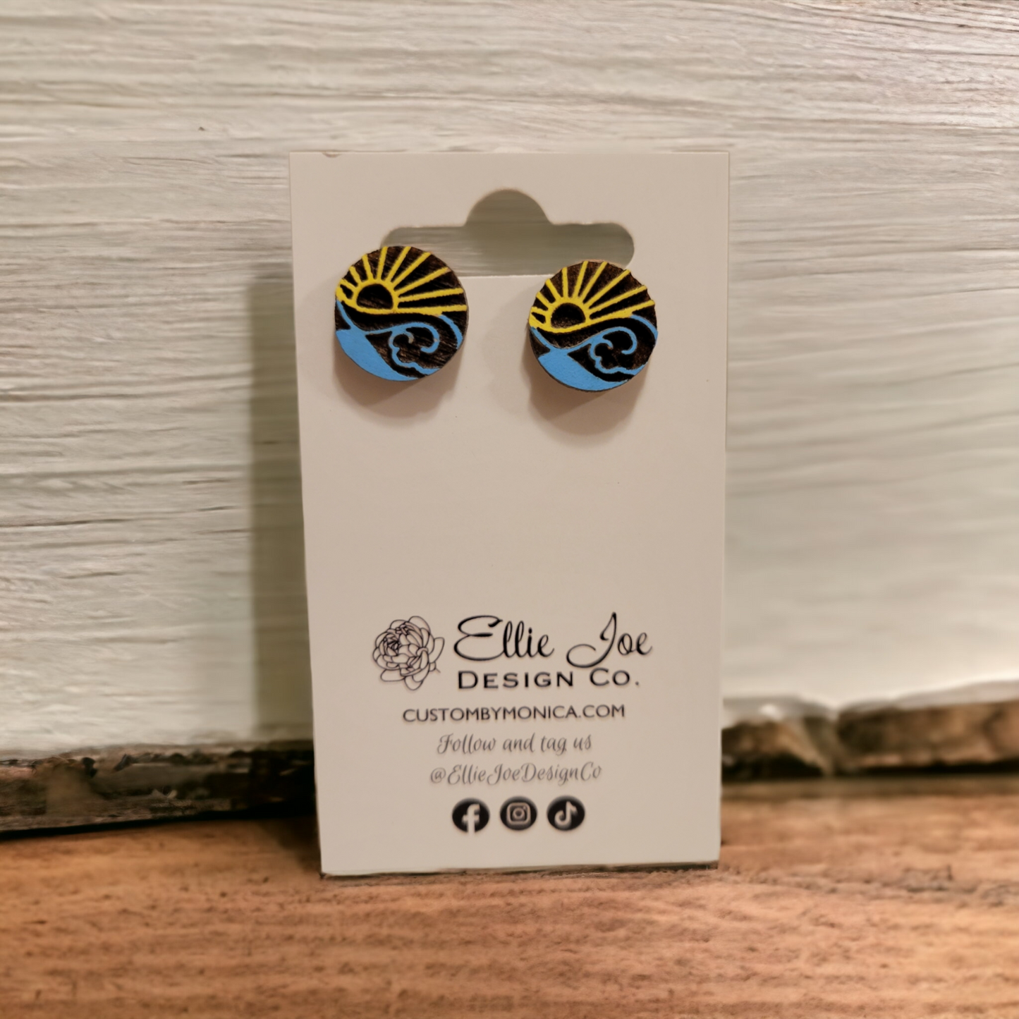 Sun and Wave Studs