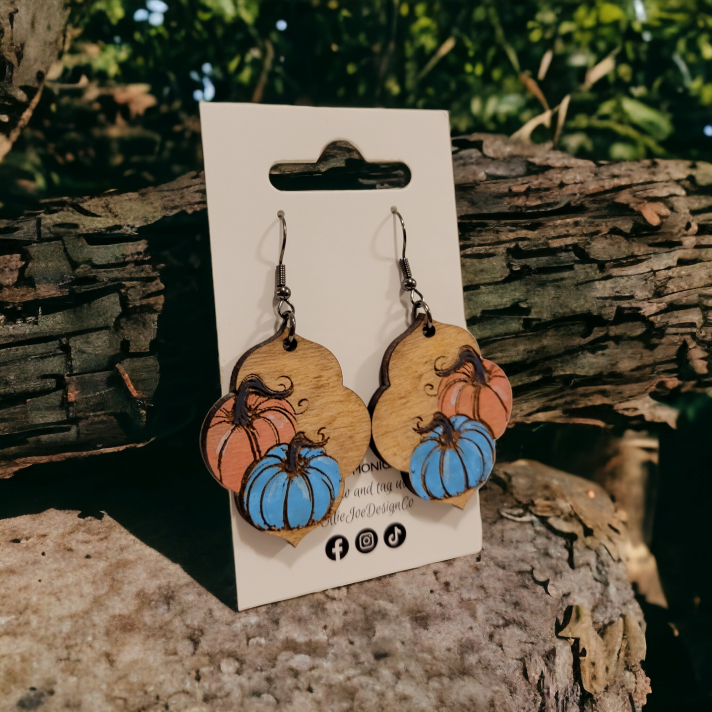 Rustic Pumpkin Dangles