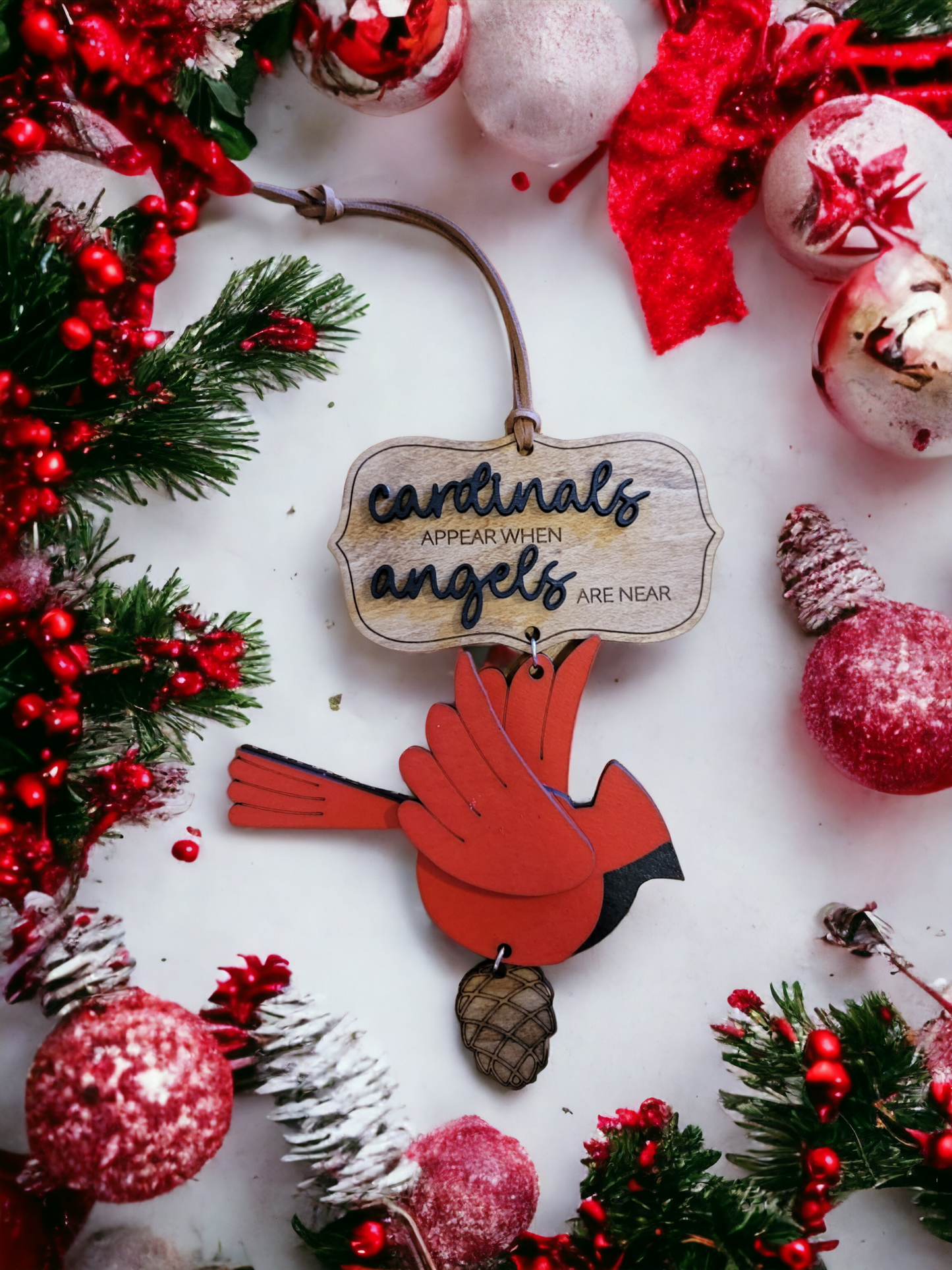Cardinal Ornament
