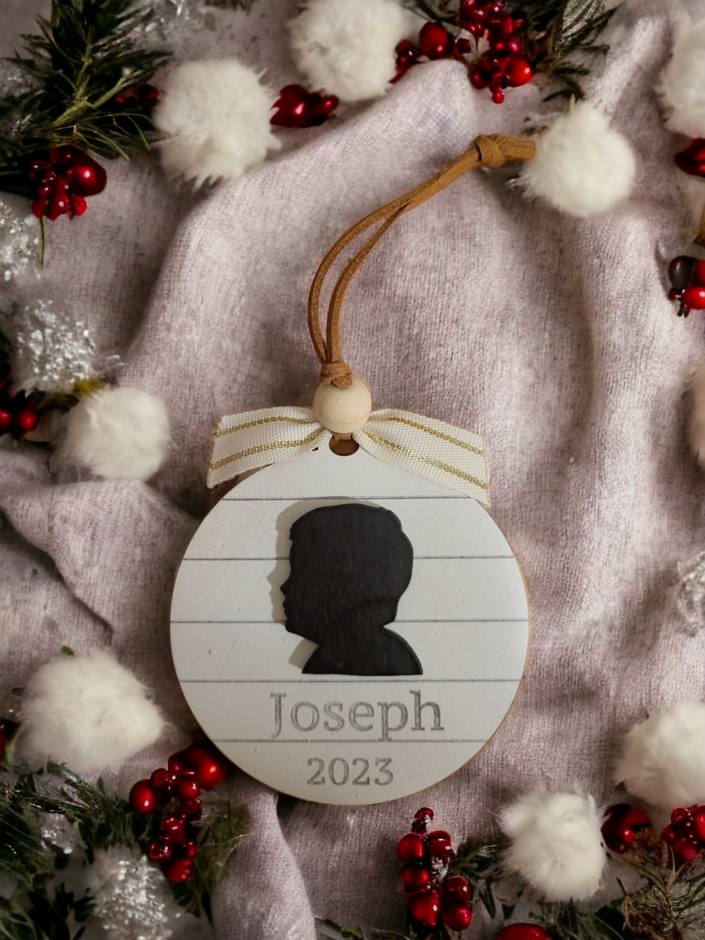 Custom Silhouette Ornament