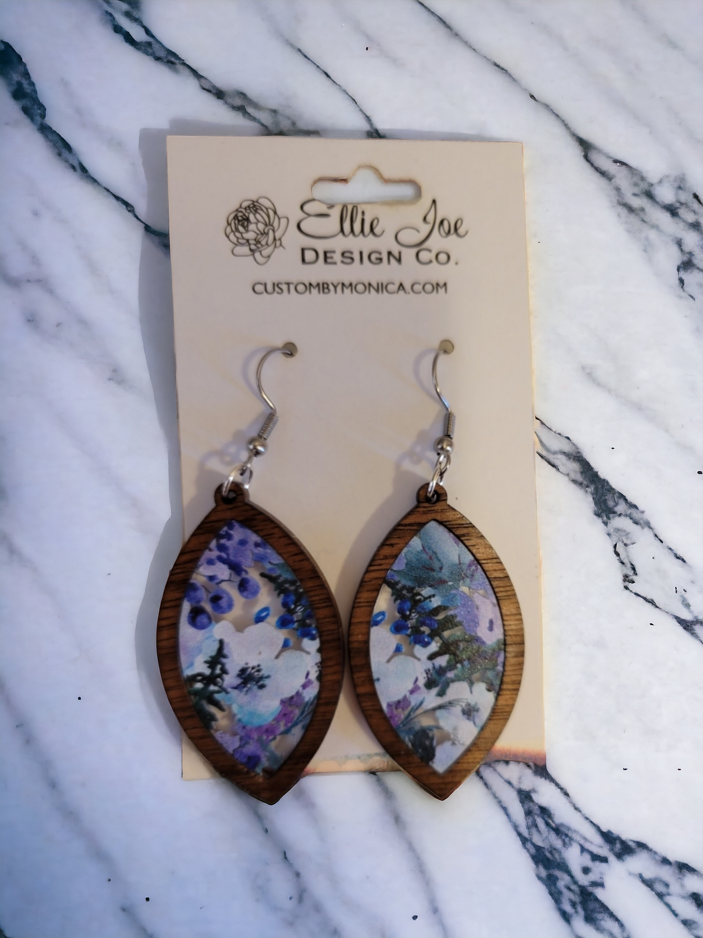 Floral Transparent Dangles