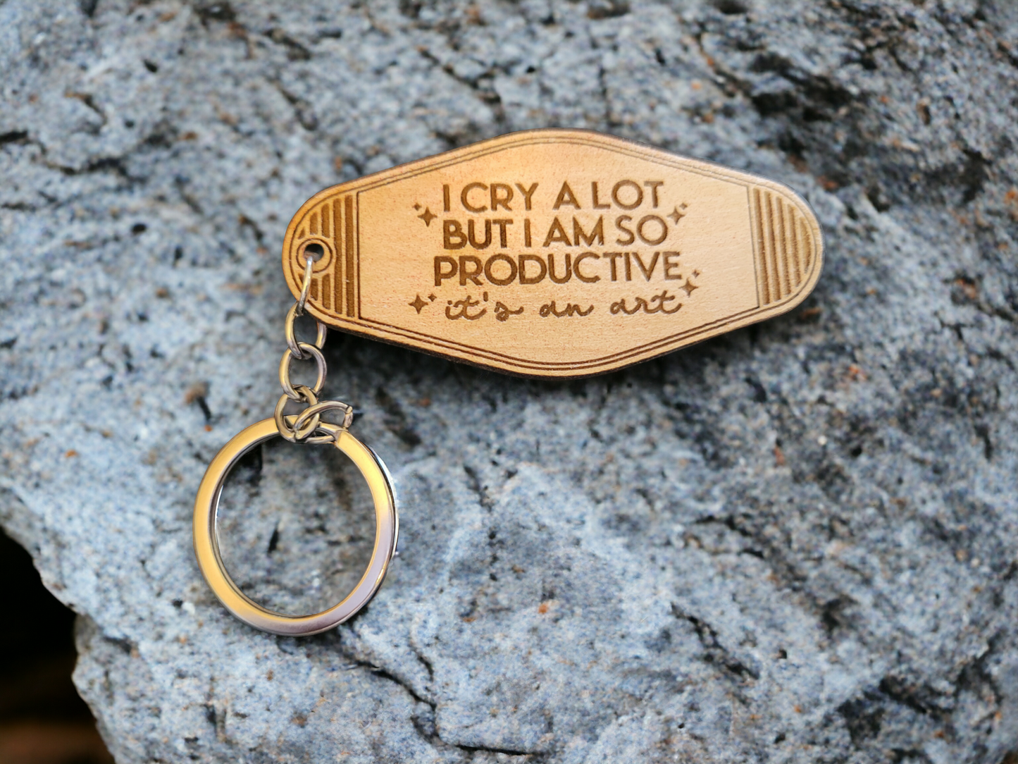 Cry A Lot Keychain