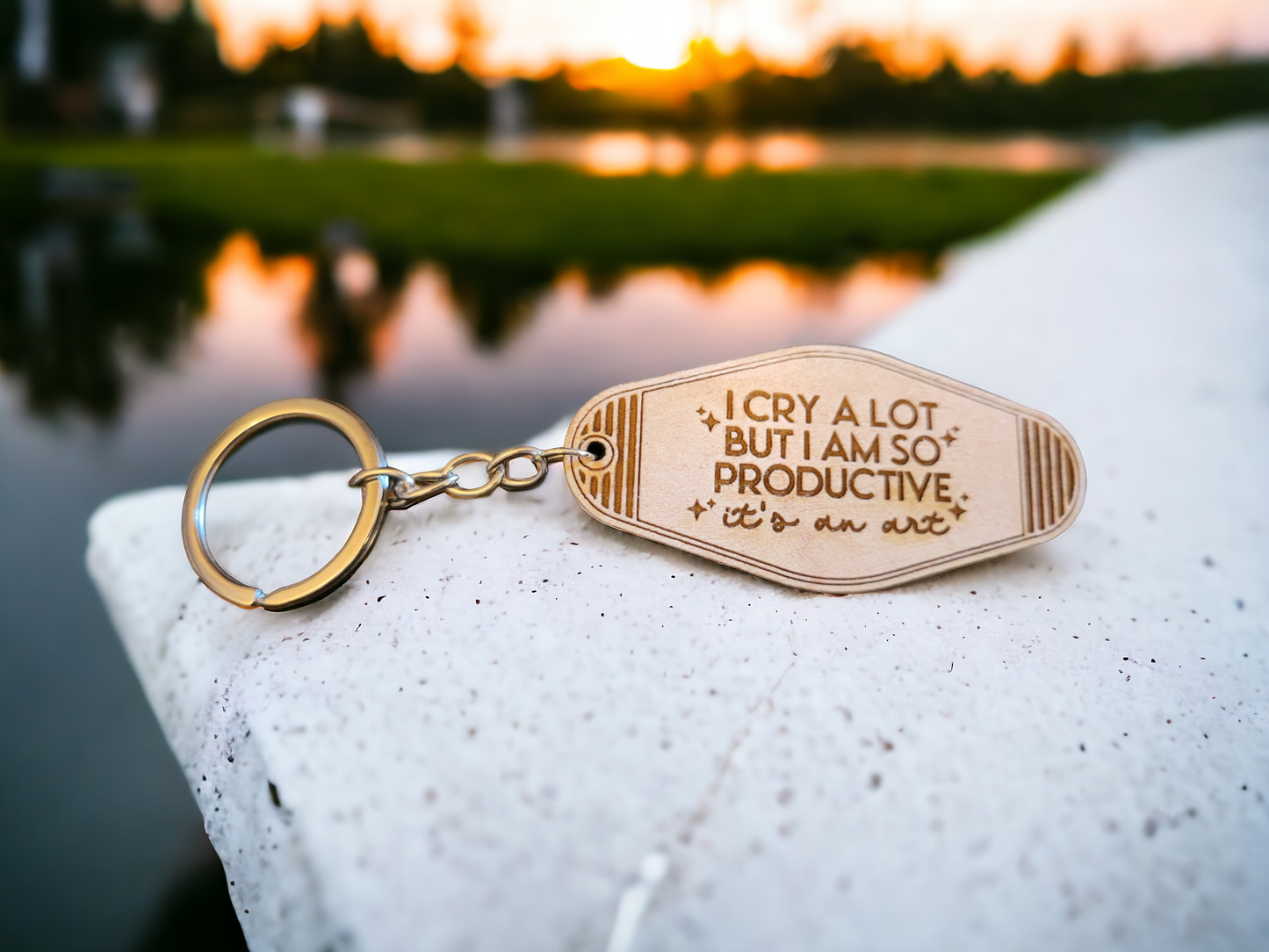 Cry A Lot Keychain