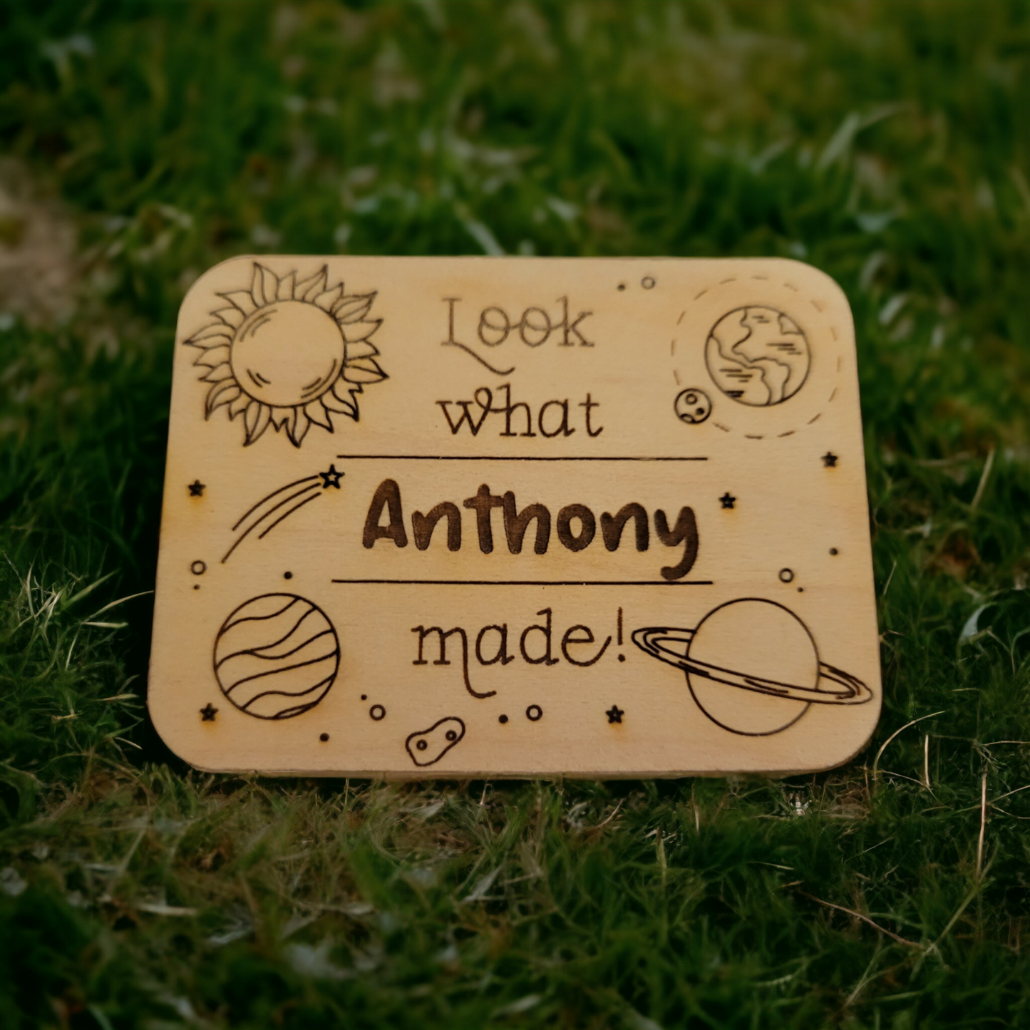 Personalized Kids Art Magnet