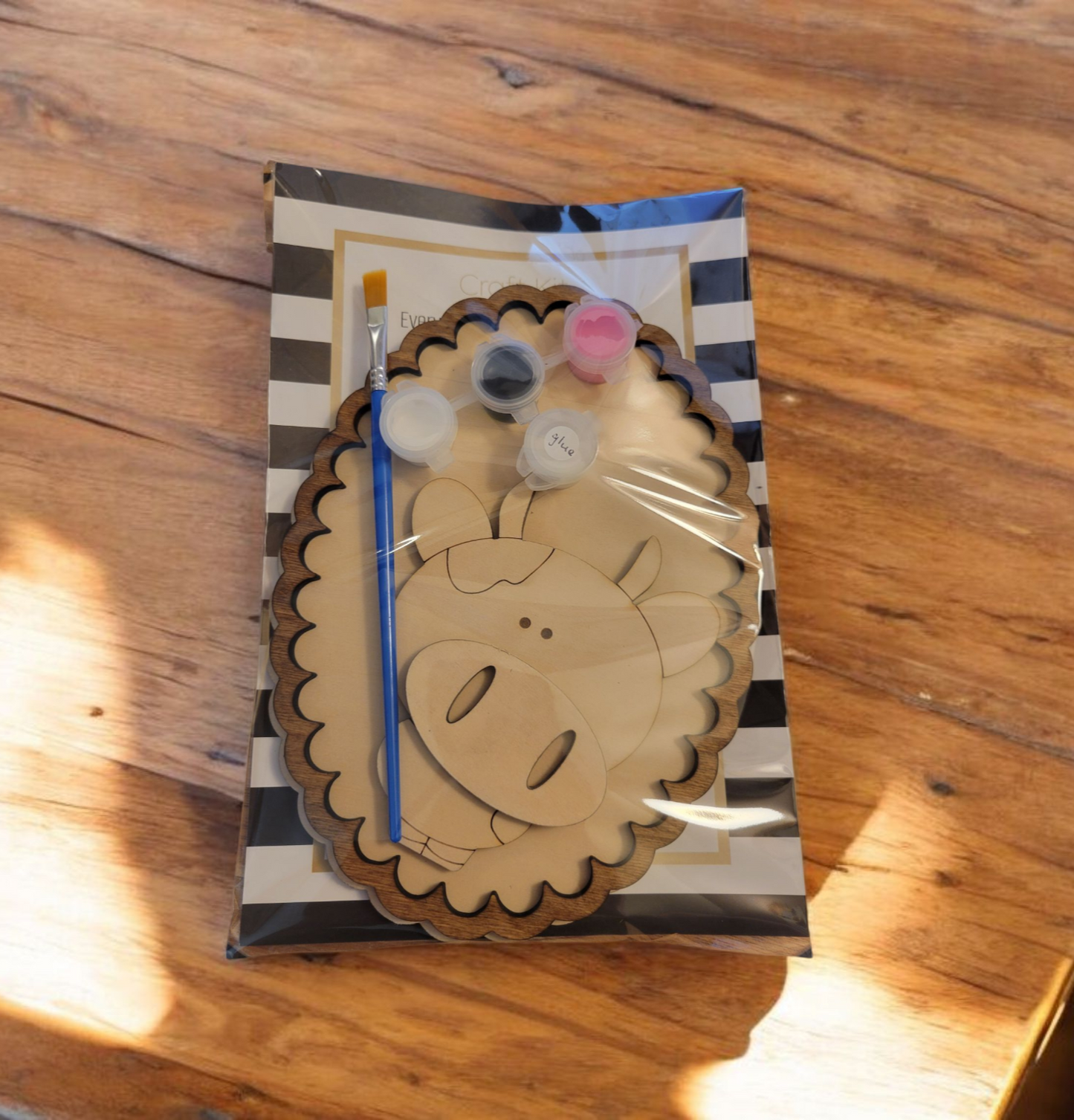 Framed Cow Painting Kit