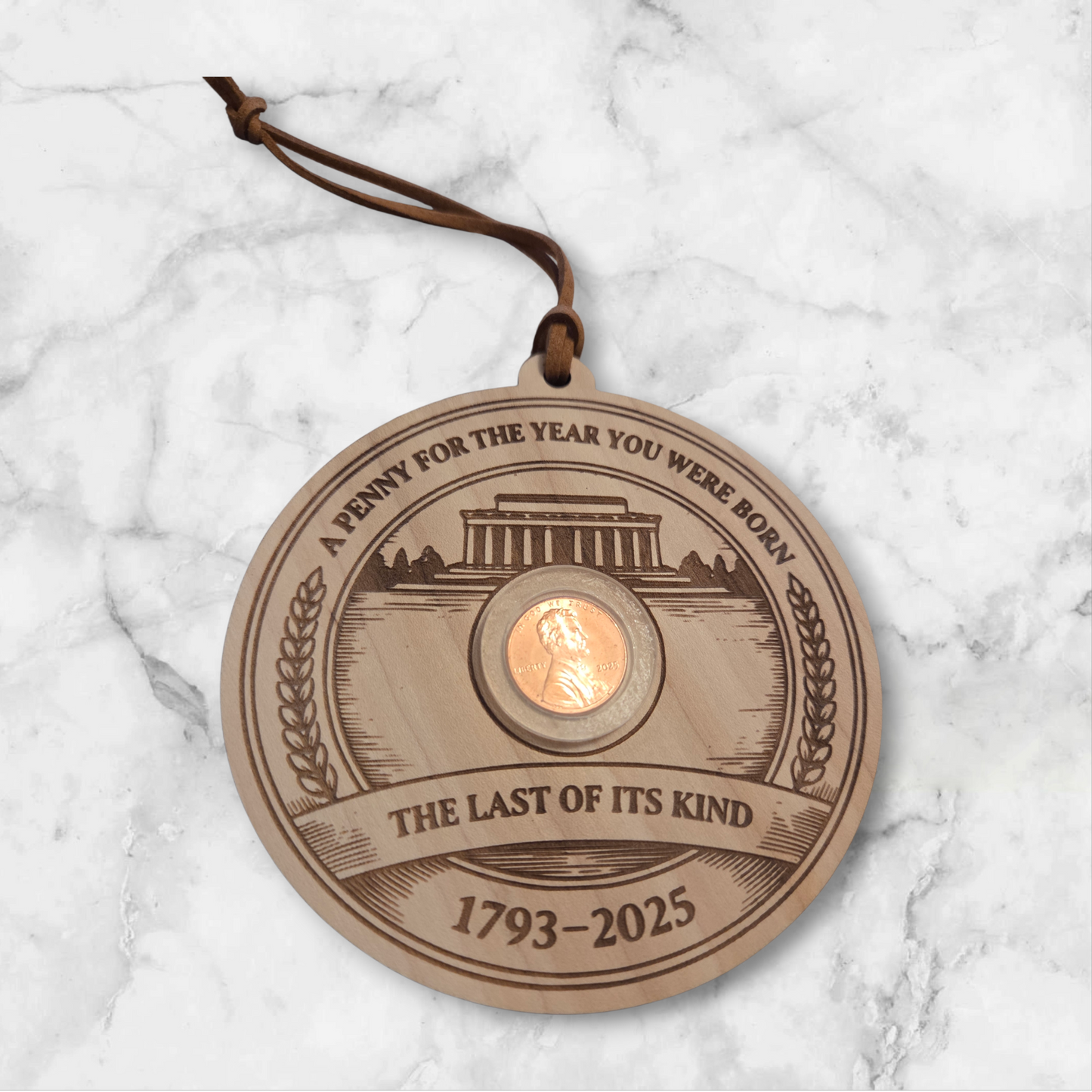 Birth Year Penny Keepsake Ornament | A Penny for the Year You Were Born