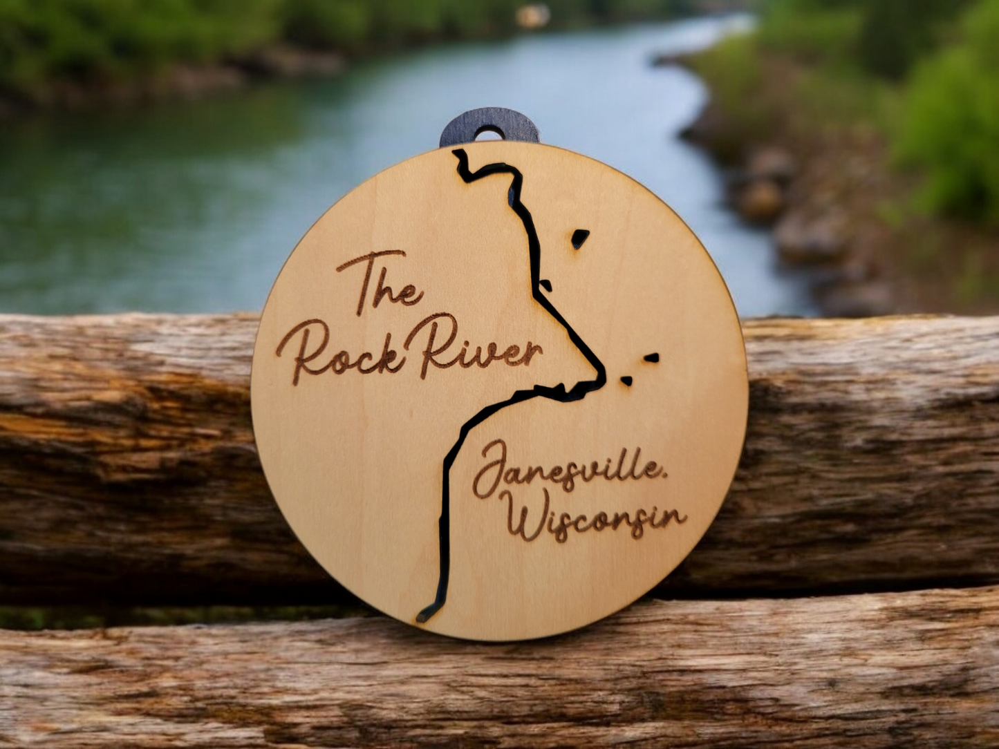 Custom Lake or River Ornament