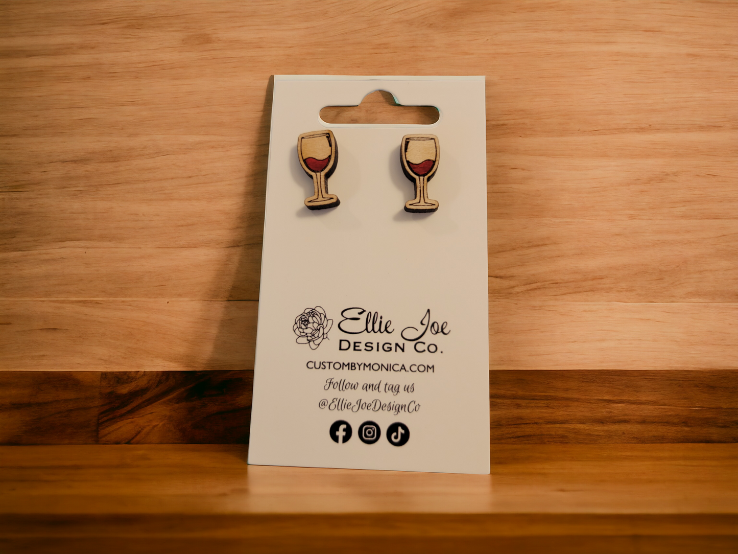 Wine Glass Studs