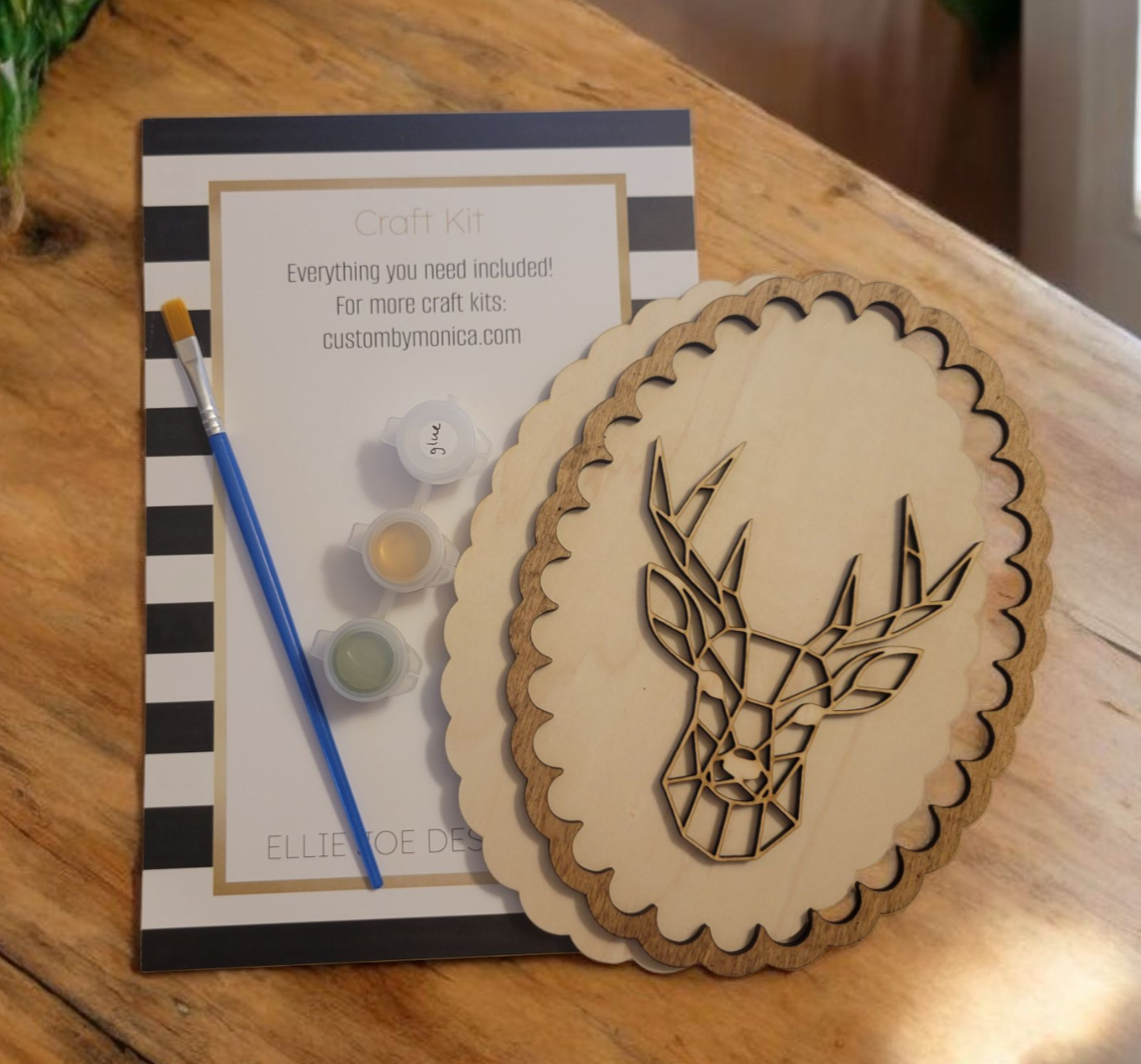 Framed Deer Painting Kit