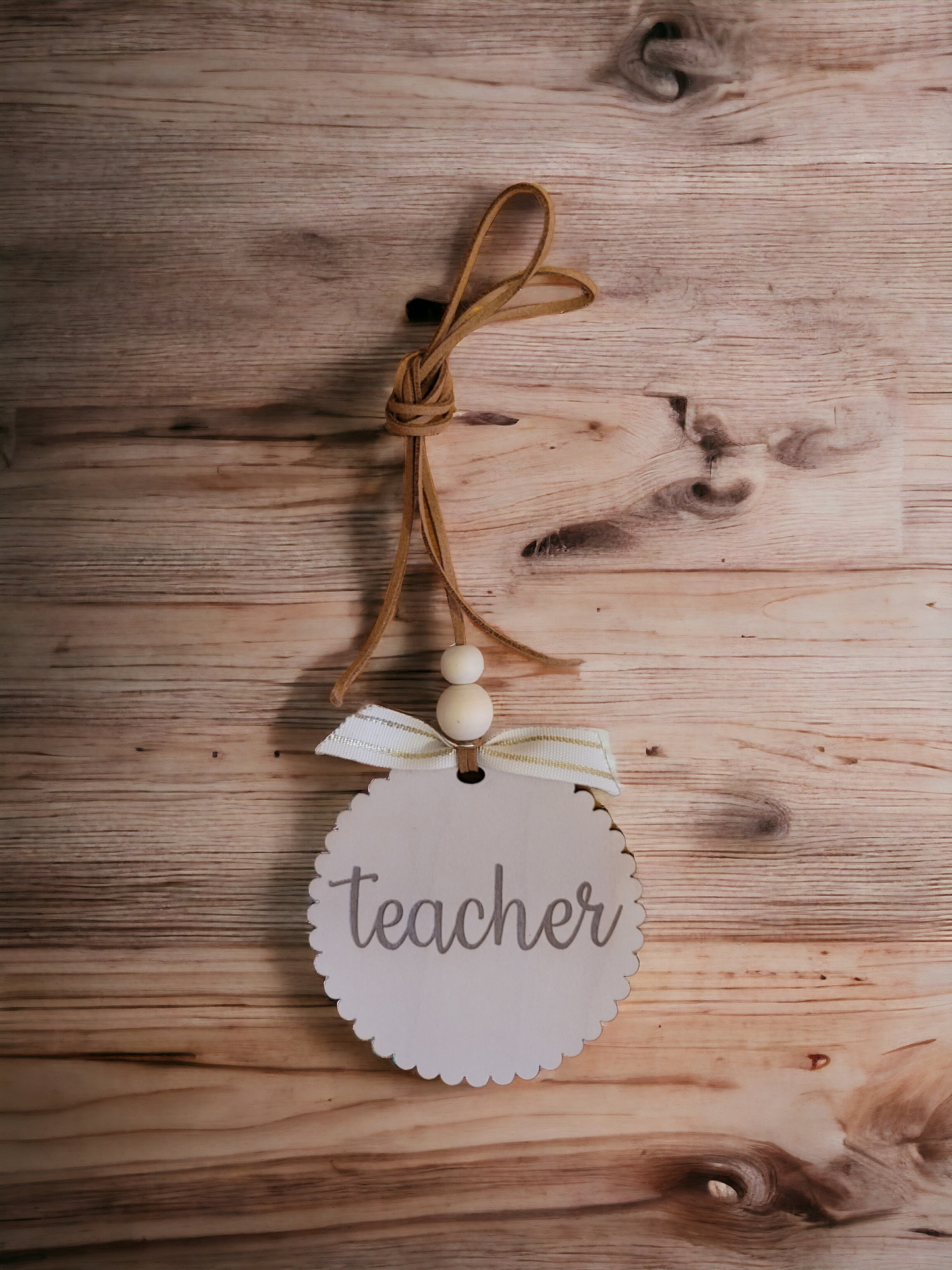 Teacher Car Charm