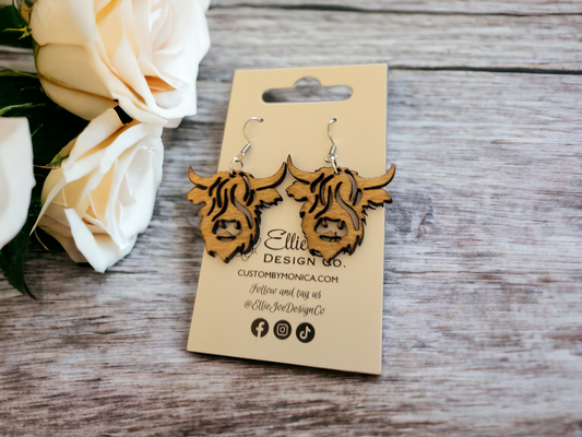 Highland Cow Dangles