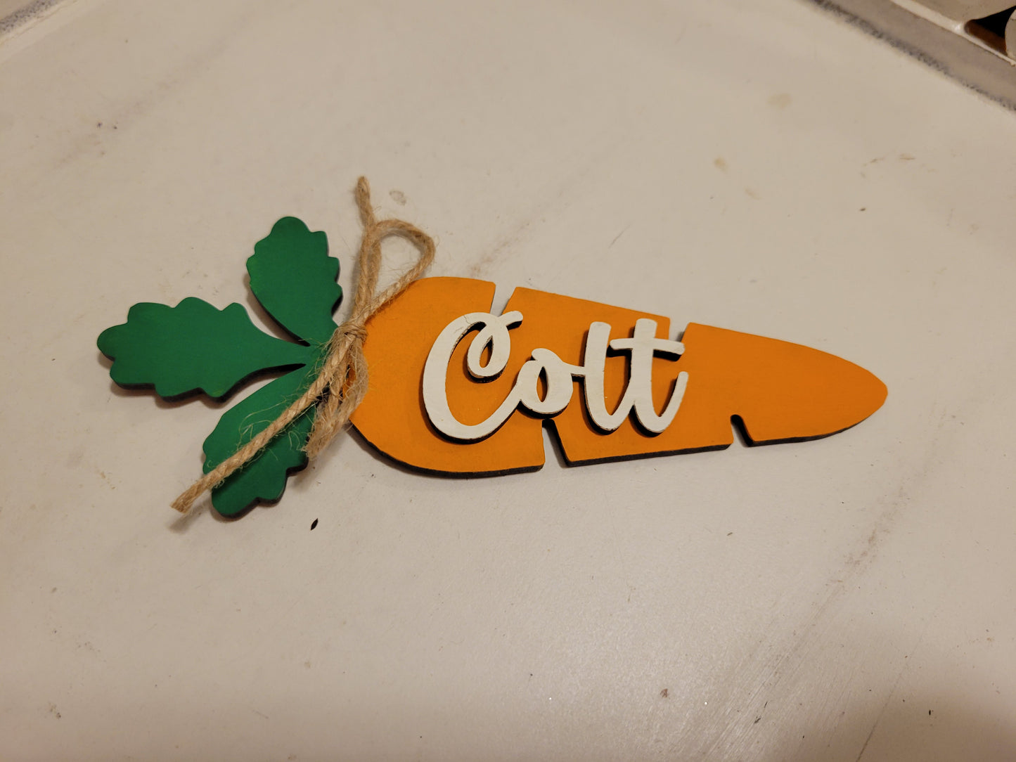 Custom Name Tag Carrots