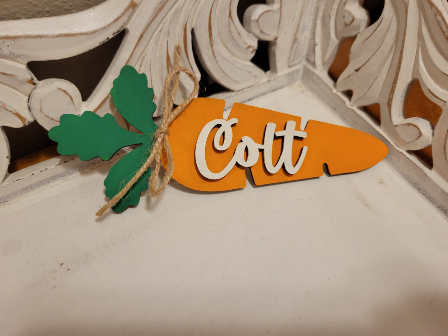 Custom Name Tag Carrots