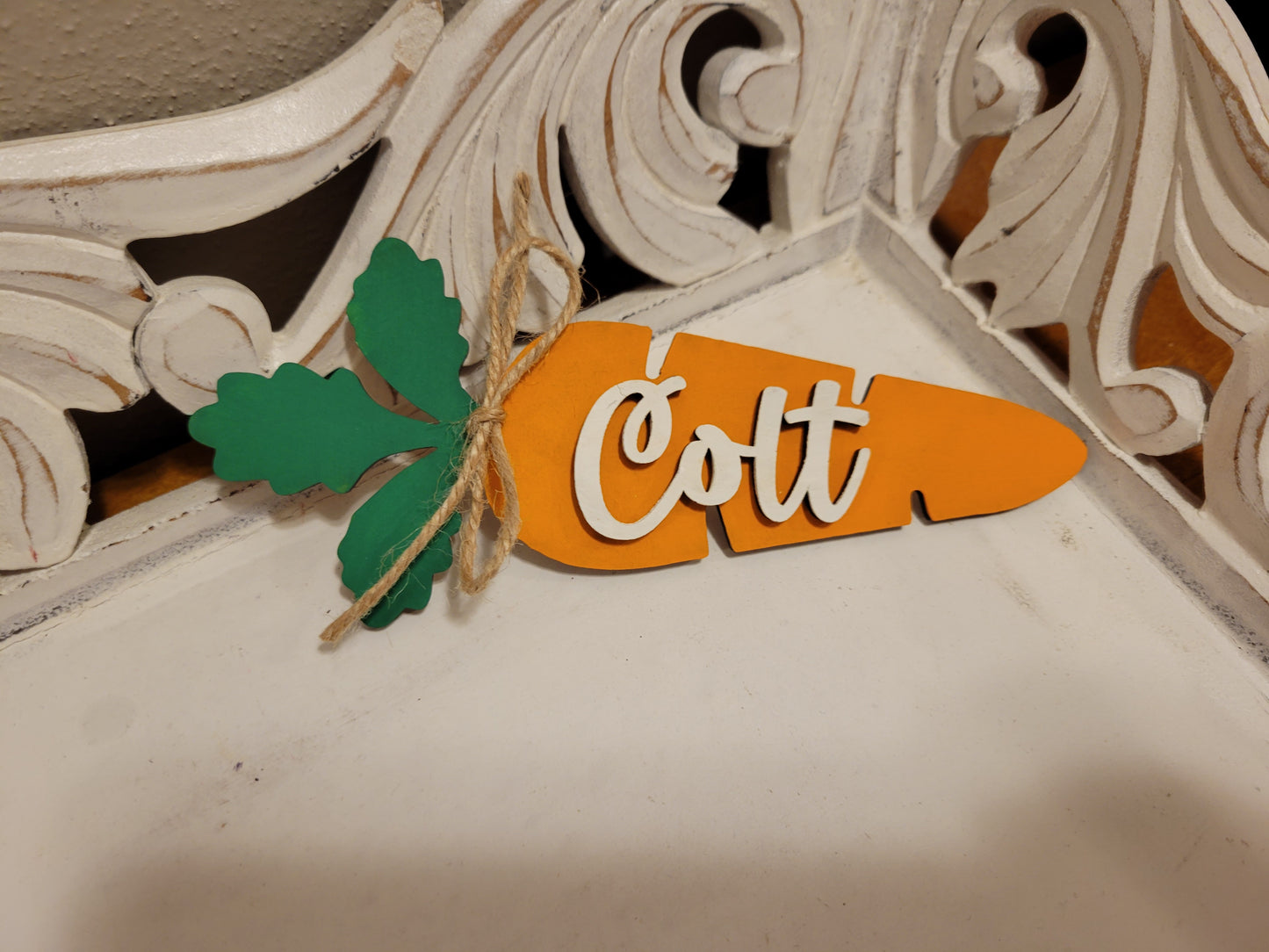 Custom Name Tag Carrots