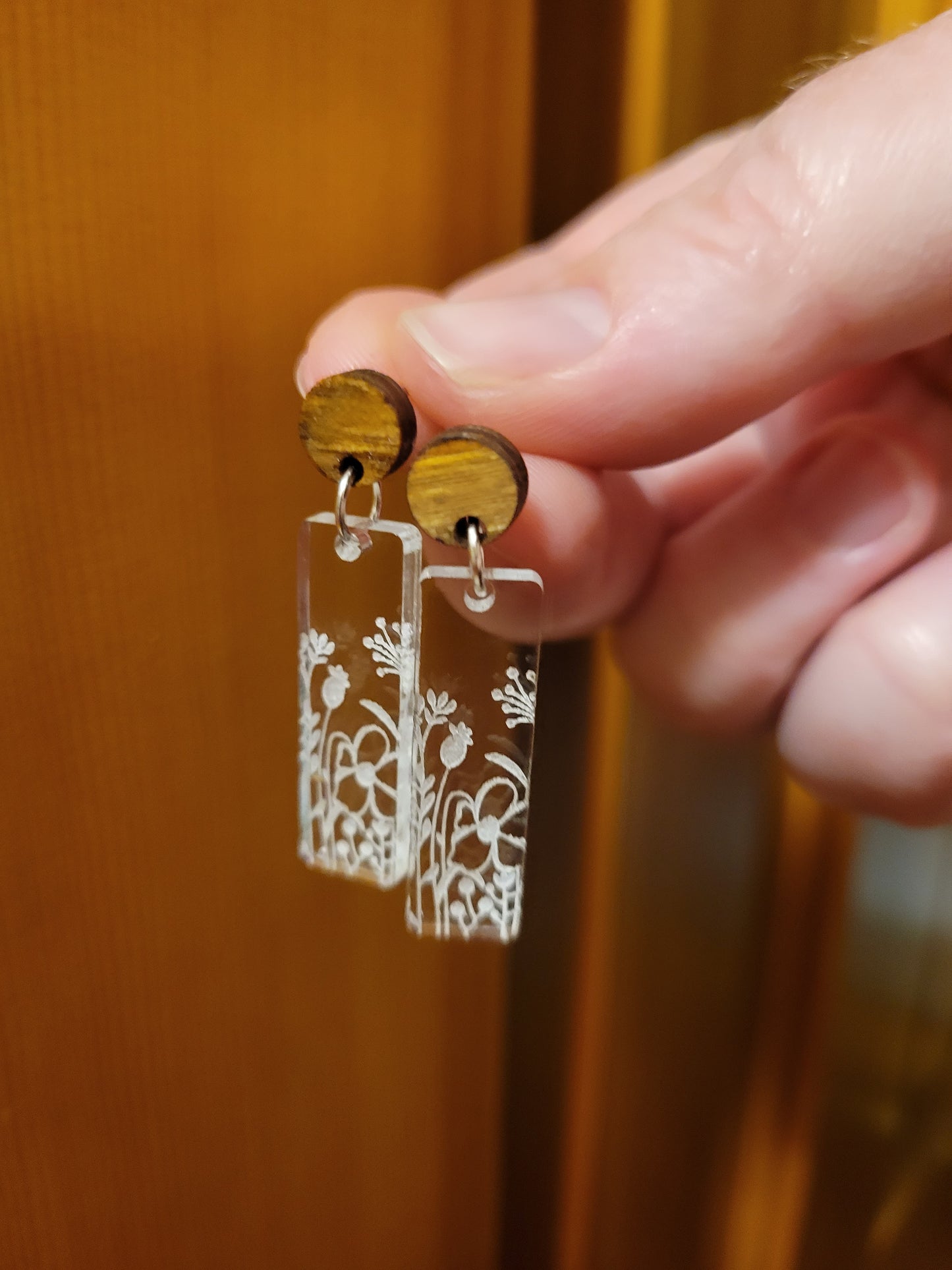 Dangle Floral Earrings