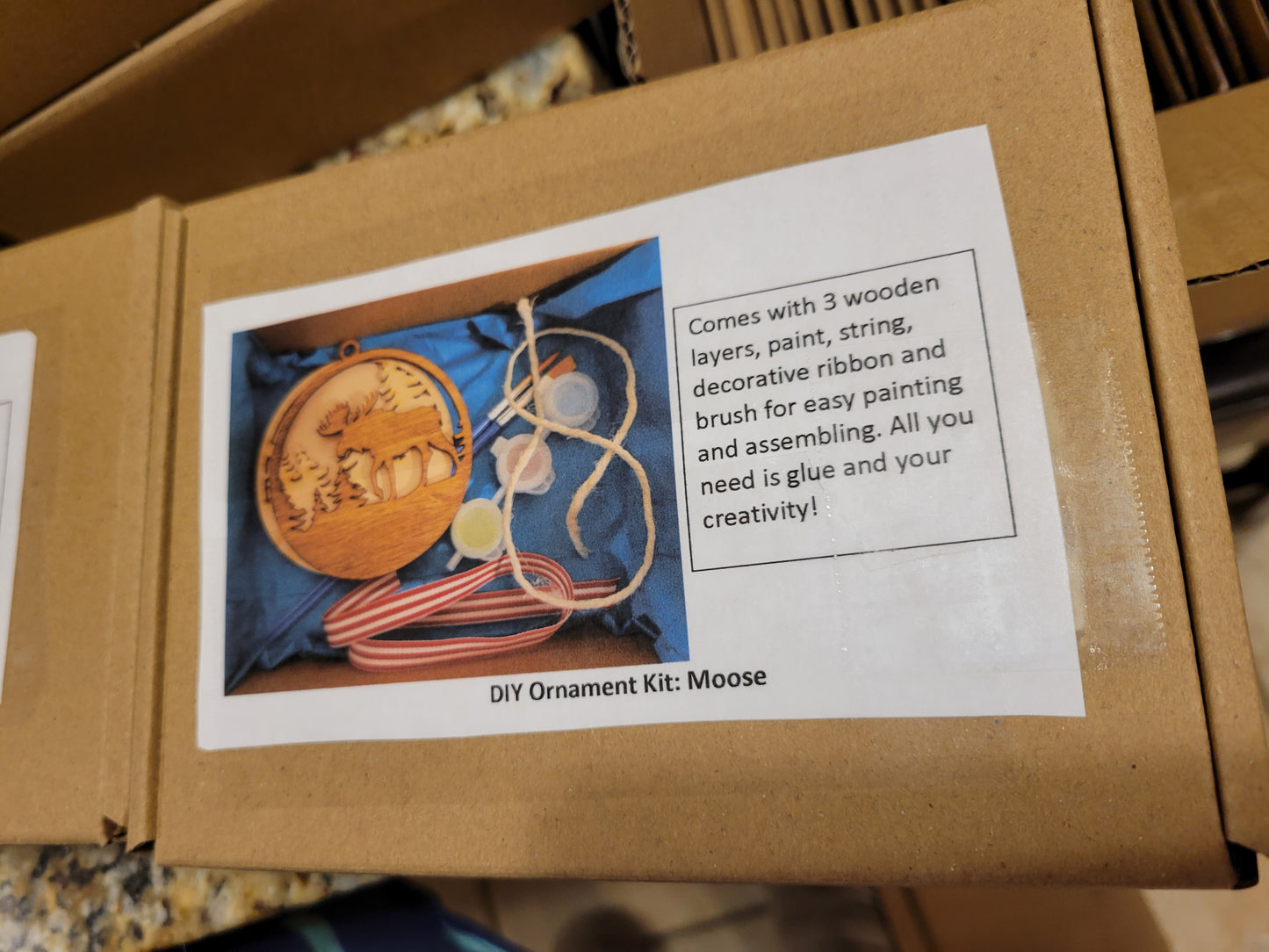 DIY 3 Layer Wood Ornament Kit