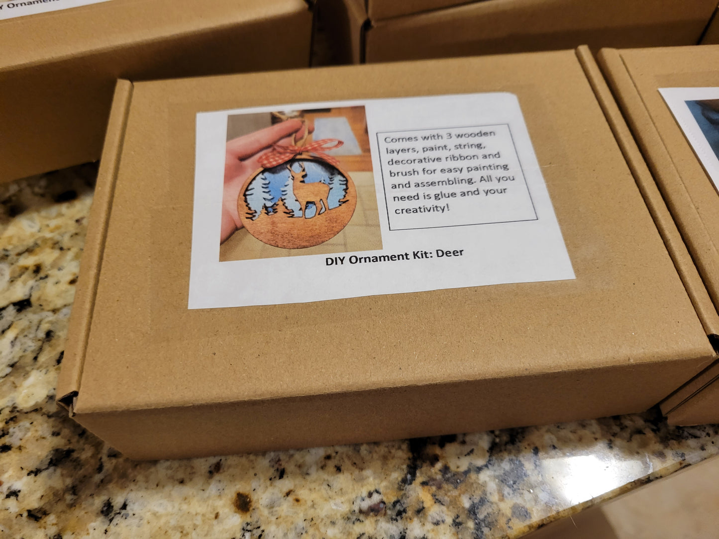 DIY 3 Layer Wood Ornament Kit