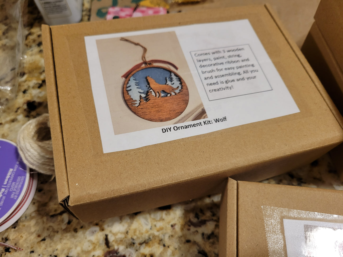 DIY 3 Layer Wood Ornament Kit