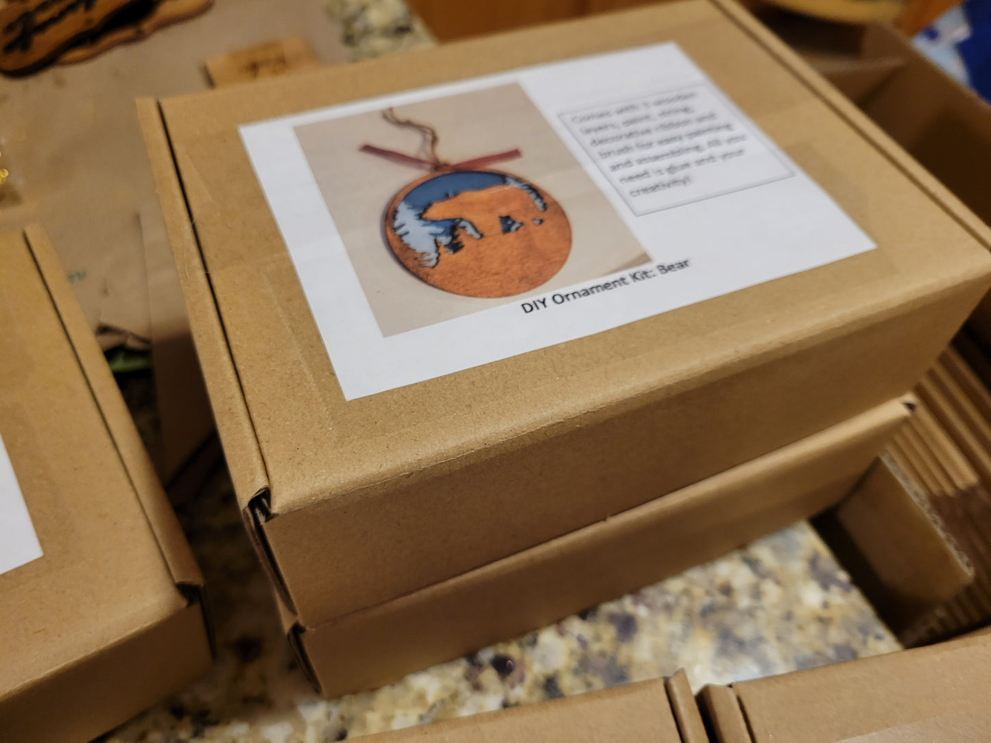 DIY 3 Layer Wood Ornament Kit