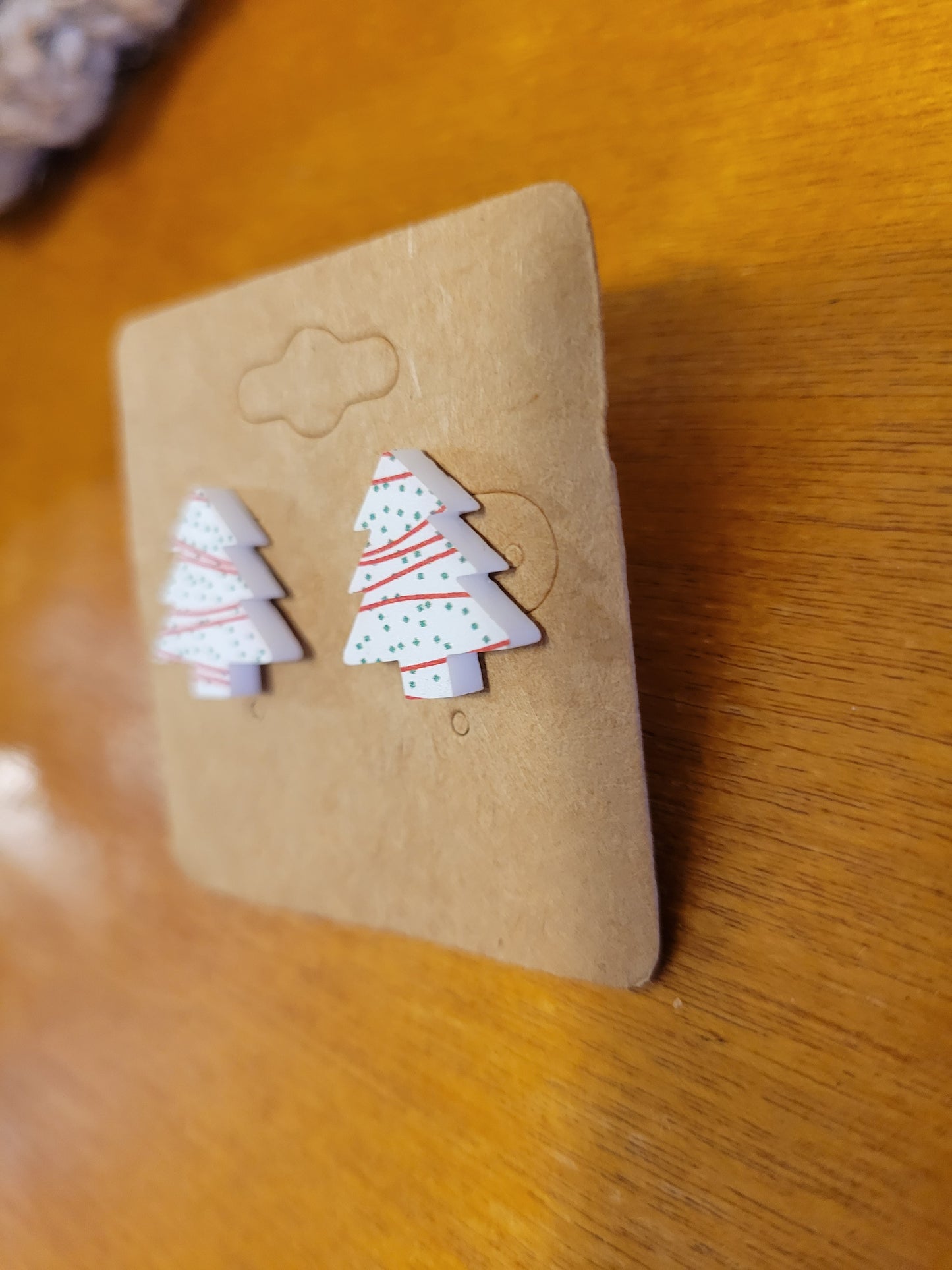 Christmas Cake Studs