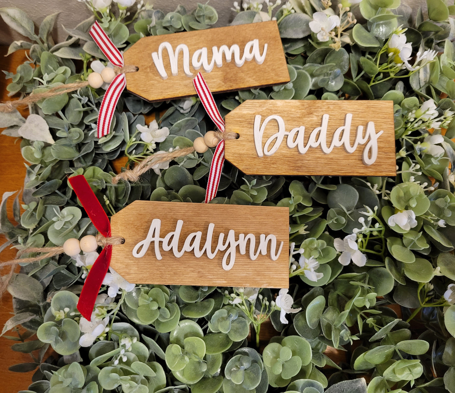 Custom Name Gift or Stocking Tags