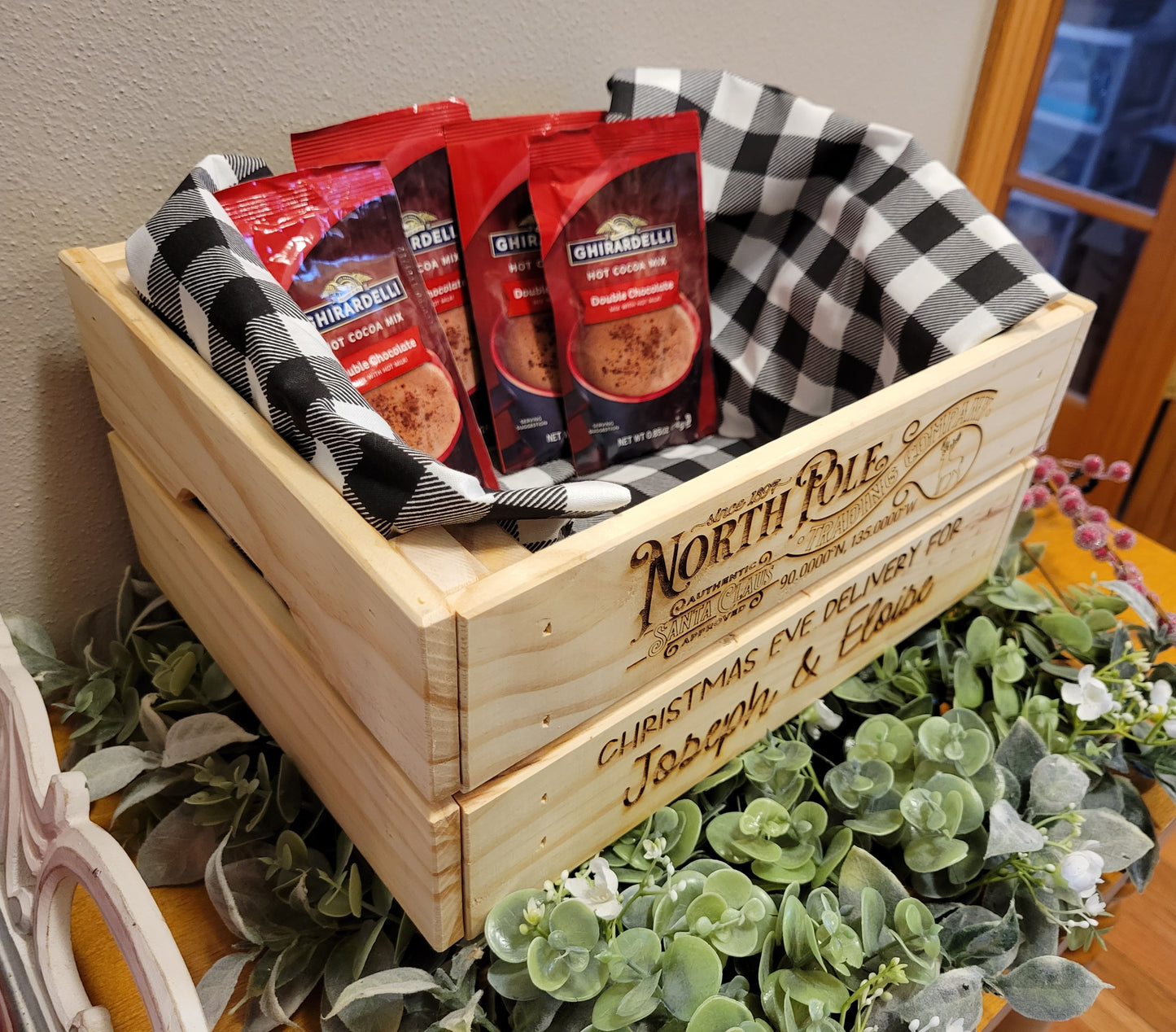 Christmas Eve Personalized Crate