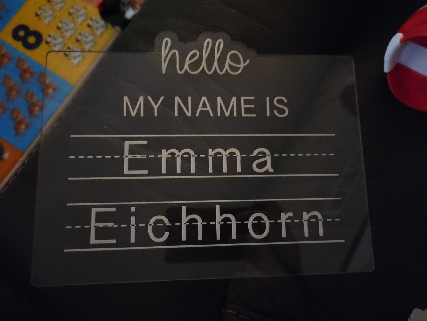 Custom Acrylic Name Tracing Board