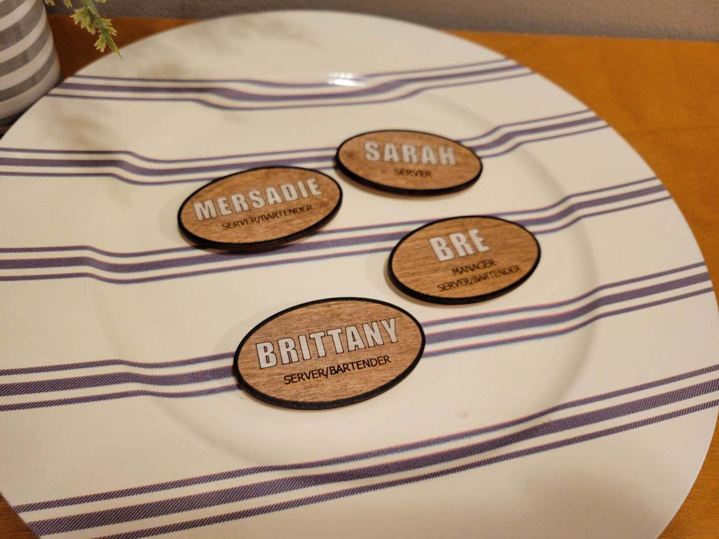 Magnetic Name Tag