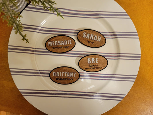 Magnetic Name Tag