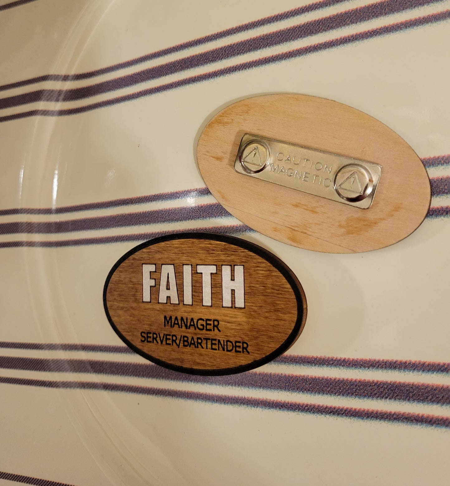 Magnetic Name Tag