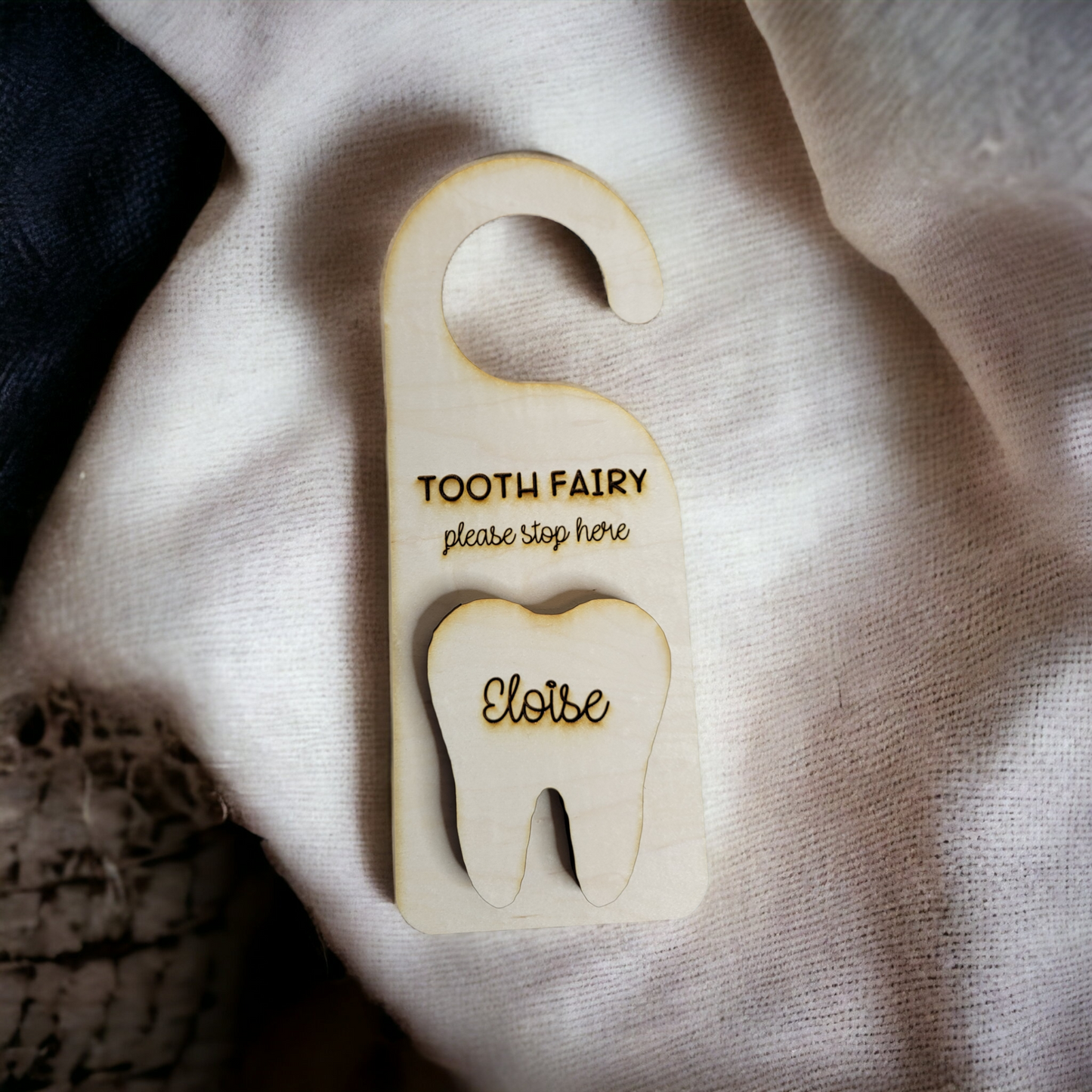 Tooth Fairy Door Hanger - Personalized