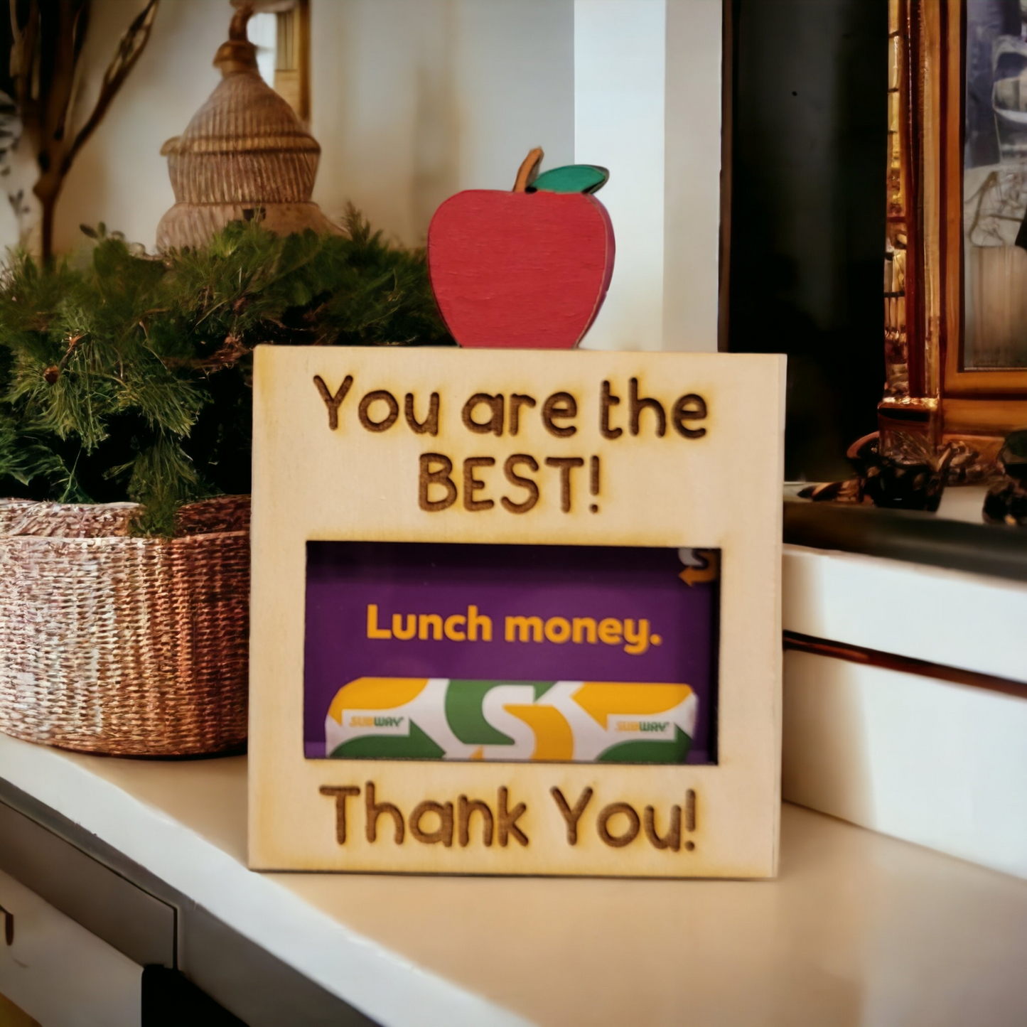 Teacher Gift Card Holder