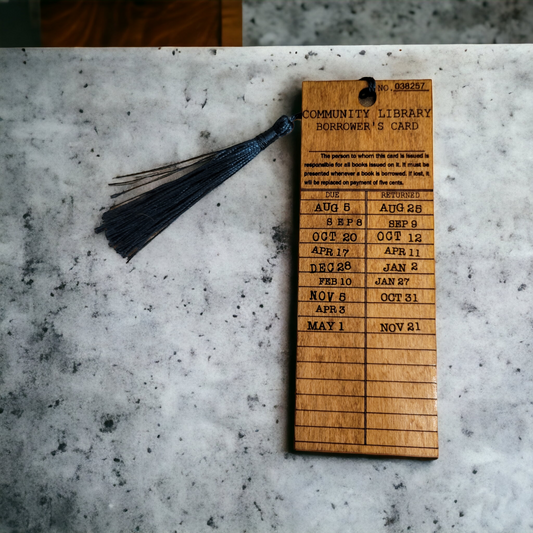 Library Book Bookmark
