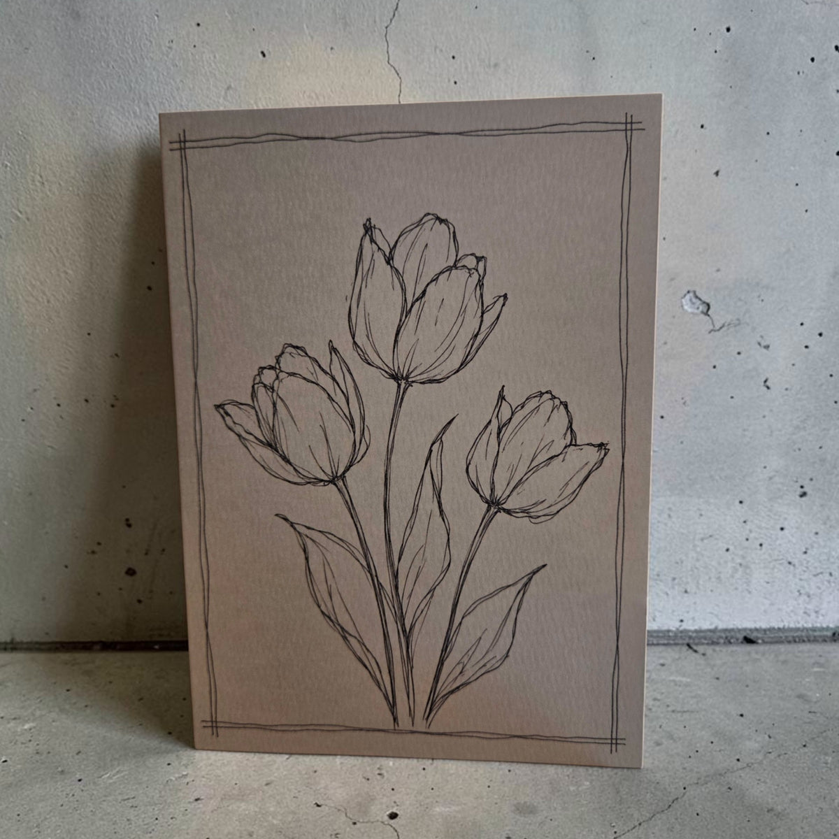Tulip Paint Your Own Watercolor Greeting Card | 5×7