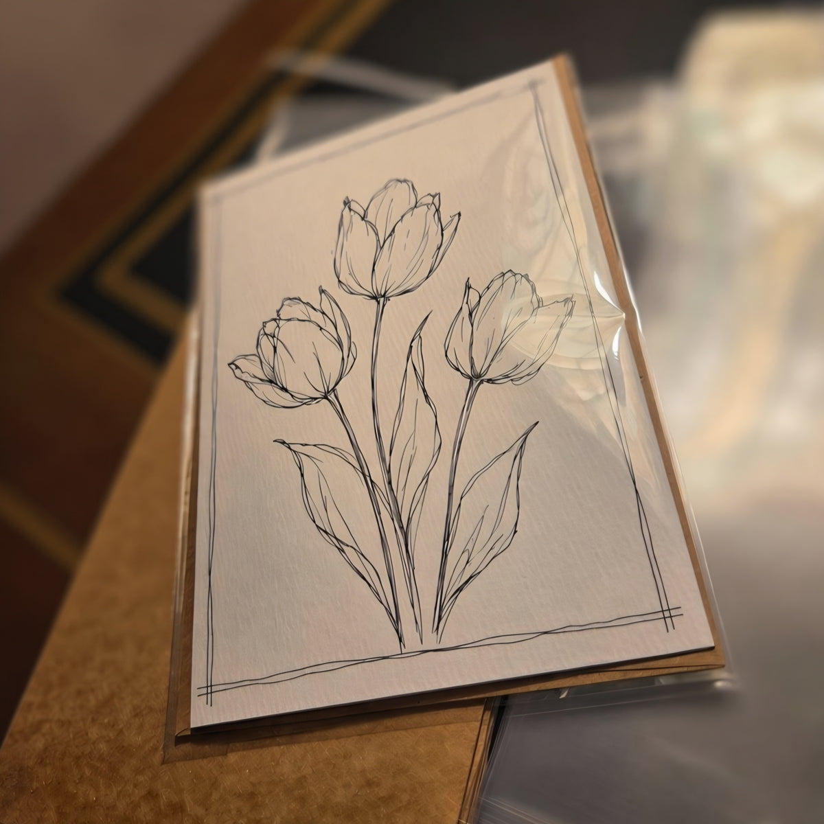 Tulip Paint Your Own Watercolor Greeting Card | 5×7