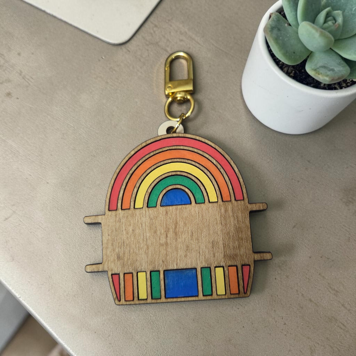 Hair Tie Holder Keychain