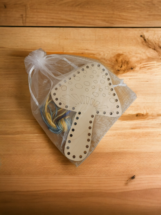 Leaf and Mushroom Lacing Boards