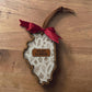 Personalized Illinois Botanical Ornament | Illinois State Christmas Ornament | Custom City Wood Ornament | Illinois Gift