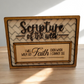 Interchangeable Scripture Sign